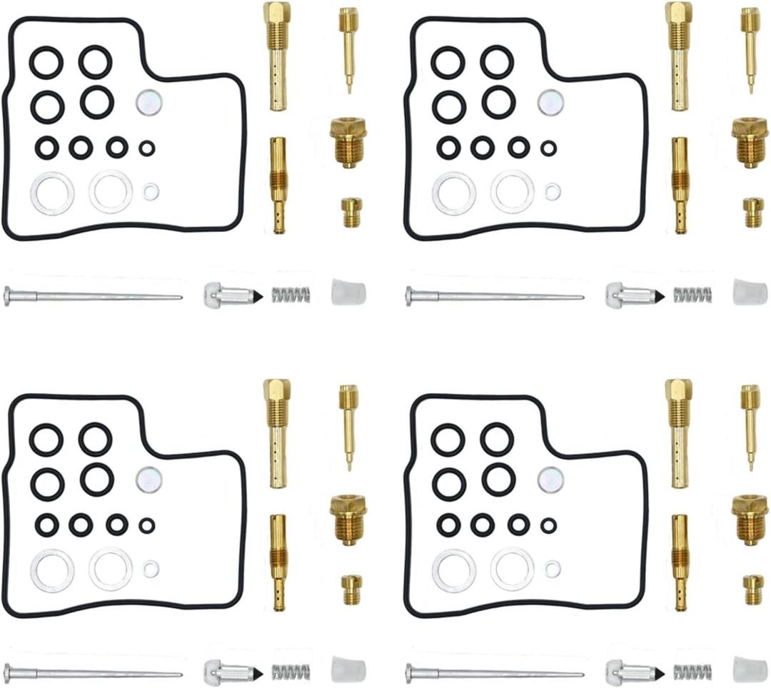 4-Pack Carburetor Repair Kit Carb Rebuild Kits Replacement for Honda VF700C Magna 700 VF700S VF700F VF750C VF750F VF750S VFR750F