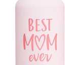 Mom Water Bottle, Best Mom Ever Bottles 32oz Stainless Steel Insulated with Lid, Gifts for Moms from Daughter Son, Gifts for Mother's Day Christmas Birthday