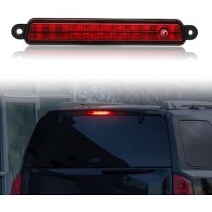 LED 3rd Third Brake Light for Armada 04-15, KEWISAUTO Red Center High Mount Stop Light for Nissan Armada 2005-2015/ Nissan Pathfinder Armada 2004/ Infiniti 2004-2010 QX56 Accessories(1PCS)