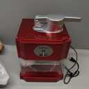 Cuisinart Snow Cone Machine, Home Shaved Ice Maker for Snow Cones, Snow Cone Maker with Reuseable Paper Cups, Makes 5 Icy Cones for Slushies, Frozen Drinks , Red, SCM-10P1