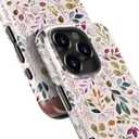for iPhone 13 Pro Max Case Cute Wireless Charging Compatible Dual-Layer Shockproof Protection with Stylish Wildflower Design Protective Cover for Women - Custom Vintage Floral