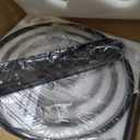 42'' Retractable Chandelier Ceiling Fan with Light, Black