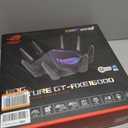 ASUS ROG Rapture WiFi 6E Gaming Router (GT-AXE16000) - Quad-Band, 6 GHz Ready, Dual 10G Ports, 2.5G WAN Port, AiMesh Support, Triple-Level Game Acceleration, Lifetime Internet Security, Instant Guard