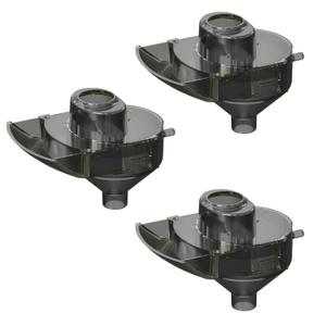 Baby Formula Dispenser Replacement Funnel Compatible with Baby Brezza Formula Pro Advanced and Pro Advanced WiFi Models ONLY, Replacement Funnel & Cover, NOT Fit Formula Pro MINI Mixer Machine, 3-Set