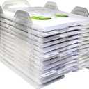 File Organizers - Letter Size, Stackable Trays for Desk - for Office Files, Mail, Documents - 24 Pack
