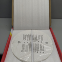 Half-Moon Ceramic Heat Deflector Plates for Kamado Joe Classic I, II, III - 15 Inch Pizza Stone - Kamado Joe Accessories and Replacement Parts by Smoker Chef - Pack of 2