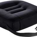 Adult Booster Seat for Car, 17"*17",4" Thick Car Seat for Short Drivers, Butt Cushion for Office Chairs, Car Seat Cushions for Driving