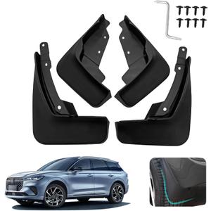Custom Fit for Mud Flaps Lincoln Corsair 2020-2024 2025 Mud Splash Guard Front and Rear 4-PC Set