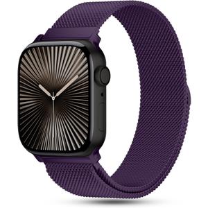 Metal Stainless Steel Magnetic Milanese Loop Compatible with Apple Watch Band 42mm 38mm 40mm 41mm men & women, Mesh strap for iWatch Series 11 10 9 8 7 6 5 4 SE3 2 1