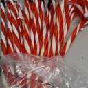 COOLWUFAN 24 Pack Chrismas Candy Cane Lights, 33'' Light Up Candy Cane Chrismas Decoration Outdoor Yard, Waterproof Xmas Outside Decor Pathway Lights