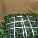 Artificial Green Boxwood Grass Panels: 20"x 20"(24P) UV Protected