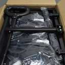 Wagons Carts Foldable, Collapsible Folding Wagon, Portable Folding Wagon Cart with Wheels, Outdoor Utility Carts for Groceries, Camping, Sports, Shopping, Black