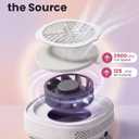 Nail Dust Collector, Professional Vacuum Fan for Nail Tech, Quiet & Compact Dust Extractor for Nail Drill, Must-Have Portable Accessory for DIY Artists