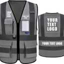 A-SAFETY High Visibility Reflective Safety Vest 
