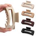 Canitor Silicone Flexible Claw Clip Soft Cozy Cloud 4 Inch Large Hair Clips Hair Accessories for Women Thick Thin Hair