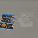 Basketball Stand, 3-Pack Acrylic Ball Stand for Display, Clear Storage Holder for Football Basketball Soccer Volleyball Rugby (3.54x1.3 inch)