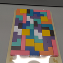 Wooden Stacking Puzzle Toy 3D Wooden Russian Puzzle for Kids, Montessori Wood Stacking Blocks Colored Family Brain Teaser Activity, Giant Block Board Toys for Toddlers 3-6 Years (Colorful)