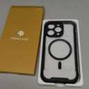 Miracase Magnetic for iPhone 16 Pro Case Full-Body Phone with Built-in Glass Screen Protector, [Compatible with MagSafe] Military Drop Proof 16 Pro Cover Bumper 6.3 inch, Black