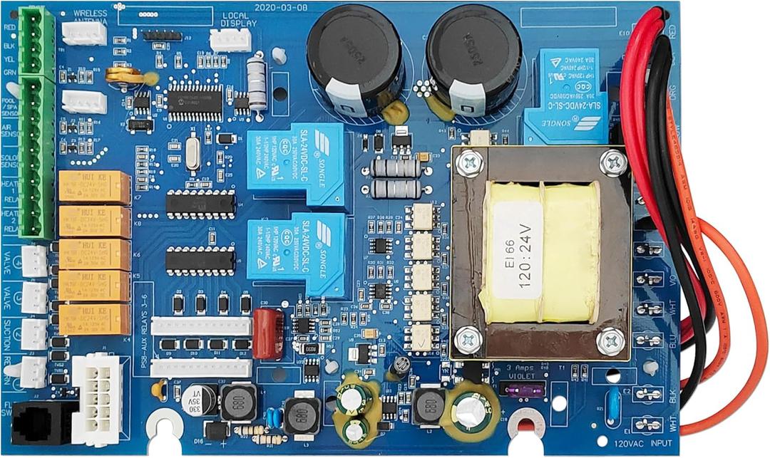 2026 New Upgraded GLX-PCB-Main Main Printed Circuit Board Compatible with Hayward Goldline AquaLogic and AquaPlus Pool and Spa Automation System