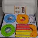 KlickRail Electric Train Set Flexible Race Track for Kids 4 6 7 8, 88 Pcs Car Track for Toddlers 3-5, Building Toy Train Track Gravity-Defying 3D Embedded Layouts & Motorized Car, STEM Learning Gift