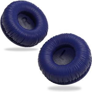 Replacement Ear Pads for JBL Tune 510BT 520BT 570BT 660NC 670NC 500BT 450BT 460BT & Live 460NC 670NC & JR310BT JR300BT & Junior 320BT & Sony MDR-ZX110 Headphones Ear Pads Cushions, Blue