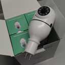 Light Bulb Security Camera -5G& 2.4GHz WiFi 2K Security Cameras Wireless Outdoor Motion Detection and Alarm,Two-Way Talk,Color Night Vision,Human Detection, Bulb Camera Compatible with Alexa 4Pack (White)