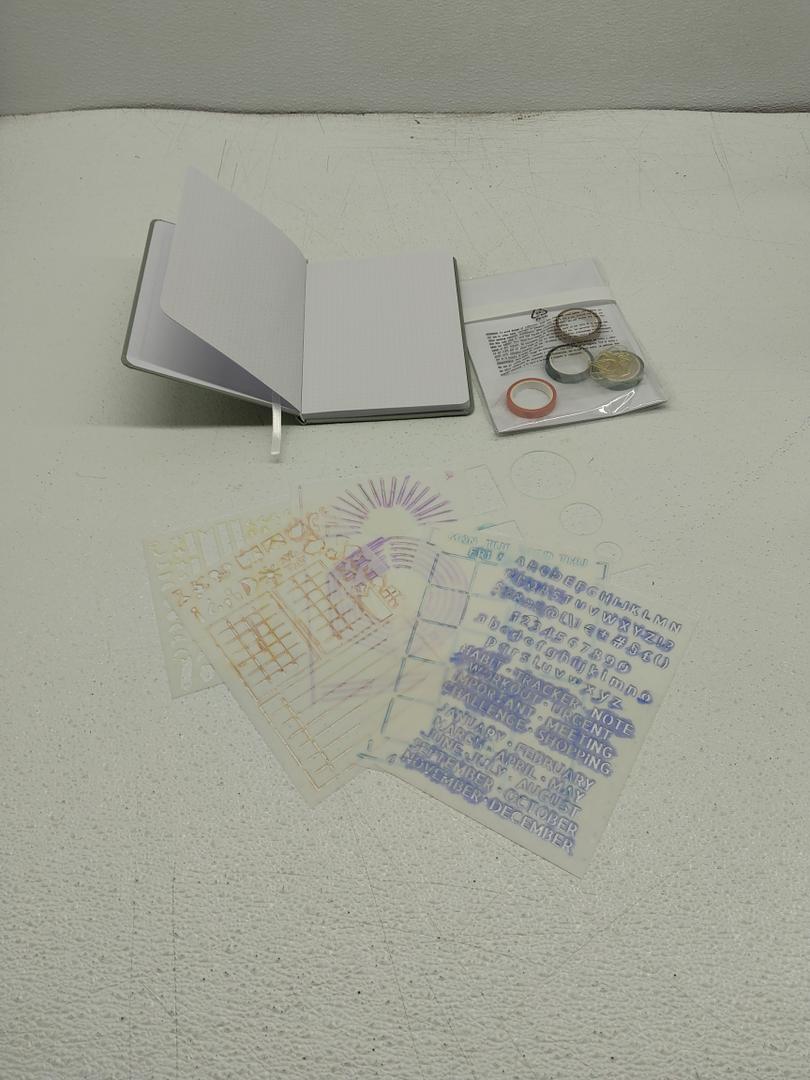 Zicoto Dotted Journal  Stencils Inch Planner DIY Drawing Template and Planer