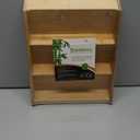 RoyalHouse Bamboo Spice Rack Organizer for Kitchen Cabinet, Countertop Display Shelf- 3 Tier Shelf -Space Organizer for Kitchen and Bathroom