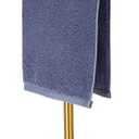 Hand Towel Holder Gold, Hand Towel Rack Stand with Heavy Weighted Base, Countertop Hand Towel Holder Stand for Bathroom，SUS304 Stainless Steel (Gold)