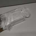 upsimples Acrylic Shelves for Bathroom Storage, 15" Floating Shelves Wall Organizer for Perfume, Make up, Skincare, Kids Bookshelf for Bedroom, Nursery, Living Room Decor, Clear, 4 Pack