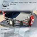 ML3Z-99286A40-A Tailgate Stowable Collapsable Extender Kit Compatible with 2021 2022 F'150 Replace# ML3Z99286A40A Stowable Tailgate Bed Extender