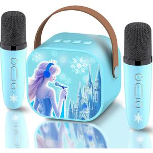 Frozen Toys for Girl Gift Kids Karaoke Machine Toys Princess Toys 3 4 5 6 7 8 9 10 Year Old Girl Birthday Gifts Kids Toys,Mini Microphone,Girl Toys Age 4-5, 4 Year Old Girl Birthday Gifts