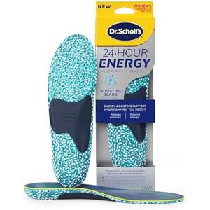 Dr. Scholl's® 24-Hour Energy Multipurpose Insoles, Returns Energy with Every Step, Relieves Foot Pressure & Tired Achy Feet, Memory Foam & Gel Insert, Women's Shoe Size 6-10, 1 Pair