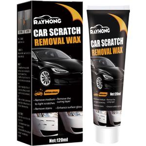Rayhong Scratch Repair Wax for Car, Nano Sparkle Cloth Car Scratch Remover for Vehicles, Car Wax Accessories Car Scratch Repair Paste, Auto Scratch Remover for Cars 2 Pack