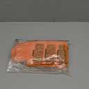 AZOWA Orange Gift Bags with Tissue Paper Small Orange Kraft Paper Bags with Handles (8.3 x 5.1 x 3.1 in, 20 Pcs)