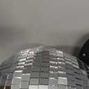 7 Inch Hanging Light Up LED Disco Mirror Ball - Rotating Spinning Decorations for Indoor Parties