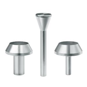 POWERTEC Router Subbase Centering Pin & Cone Set w/ 1/2" & 1/4" Inside Centering Guide & 1/4" Outside Centering Guide. Works w/Collet for Alignment of Most Router Subbases & Template Guides (71840)