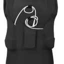 LVAD Women Tank Top for HeartMate 2 & 3  Ultrathin Spandex Mesh, Secure Controller & Battery Pockets, Breathable Comfort (Medium, Black)