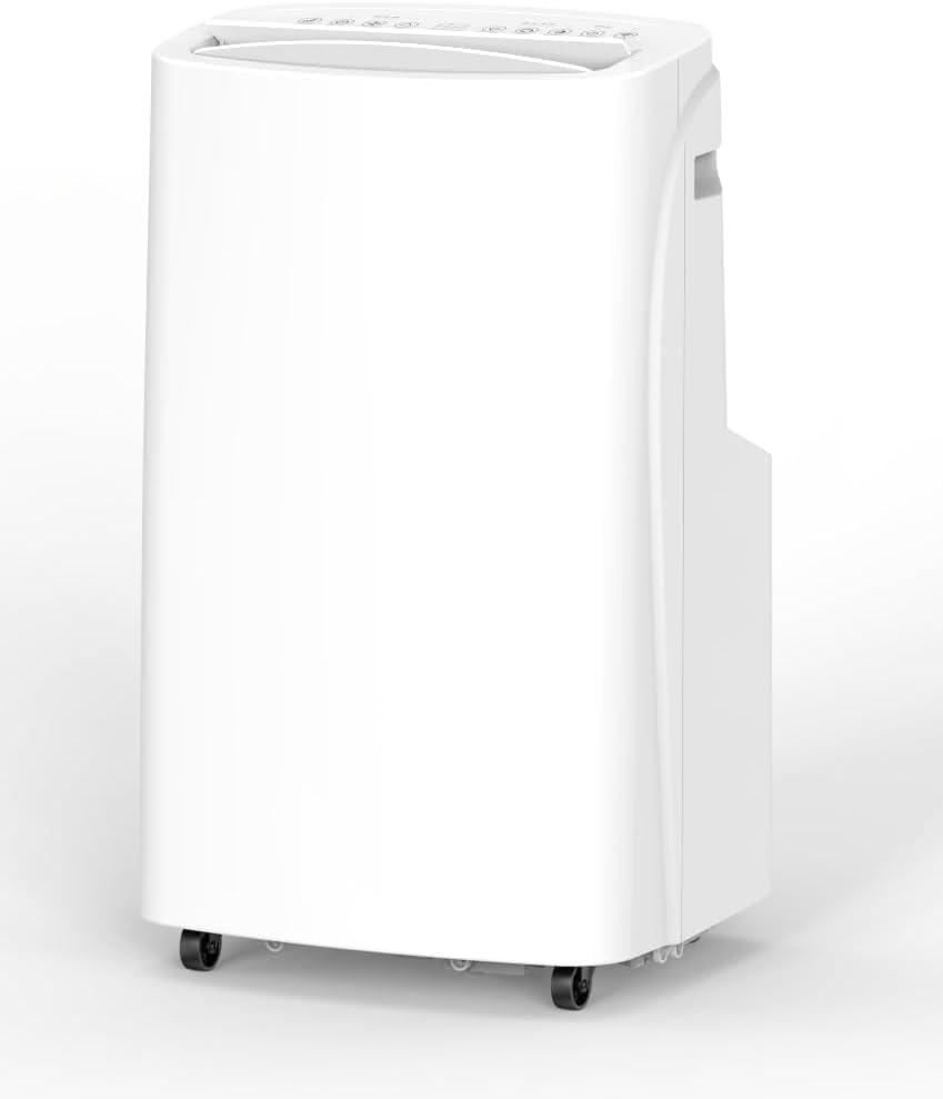 16,000 BTU Portable Air Conditioner with Wifi, 3-in-1 AC Unit Cools/Dehumidifies/Fan, Wi-Fi Smart for Room Up to 800 Sq.Ft, Remote Control, 360° Wheels for Bedroom Large Room