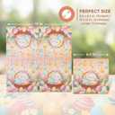 3 x ibohr 50Pcs Easter Paper Napkins, Cute Bunny & Eggs Disposable Decorative Cocktail Napkins for Elegant Easter Party Supplies, Spring Table Decorations