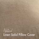 20x20 Inch Set of 2 Decorative Linen Solid Throw Pillow Covers Boho Accent Farmhouse Couch Pillowcases Modern Netural Home Decor for Couch Sofa Living Room Bed,Light Brown