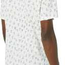 Amazon Essentials Men's Short-Sleeve V-Neck T-Shirts, Pack of 2 (White, S)