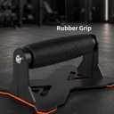 Fitarc Push Up Bars, Heavy Duty Steel Push Up Handles with Non-Slip Base | 660 LBS Weight Capacity; Comfortable Grip; Home Gym Equipment