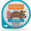 Instinct Original Minced Natural Wet Cat Food, Grain Free Recipe - Real Tuna, 3.5 oz. Cups (Pack of 12), Best By: 25 Aug 2027