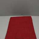 Kevin Textile Burlap Linen Placemats Set of 4 Valentines Day Heat Resistant Dining Table Place Mats Washable Kitchen Table Mats, 13 x19 inches, Burgundy