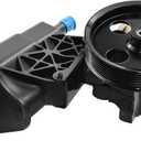 Power Steering Pump with Pulley and Reservoir 20-70269 96-70269 Compatible for 2002-2007 Dodge Ram 1500