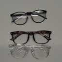 IBOANN Iconic Blue Light Glasses for Woman - Computer Glasses up to 99% Blue Light Blocking - Anti Eyestrain & UV Glare