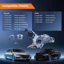 6A0-F4-T/C Turbo Turbocharger with Actuator for 2018-2022 Honda Accord 1.5L, 2022-2024 Honda Civic 1.5L, 2023-2024 Acura Integra 1.5L - Replaces 18900-6A0-003, 181201132E, 18900-64A-A01