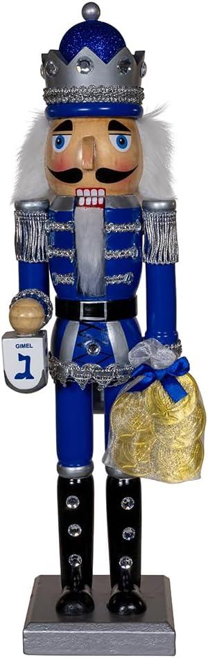 Kurt Adler 15-inch Hanukkah Nutcracker