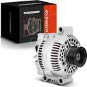 A-Premium Alternator Compatible with Ford F-250 95-96, F-350 95-97, E-450 E-550 Super Duty 2003, E-350 Econoline Club Wagon 95-02 - V8 7.3L - 130Amp 12Volt CW 8-Groove Pulley - Replace# F5UU10300BA